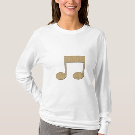 音楽ノートのTシャツ Tシャツ (正面)