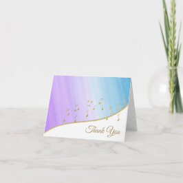 音楽ノートは感謝していしています サンキューカード