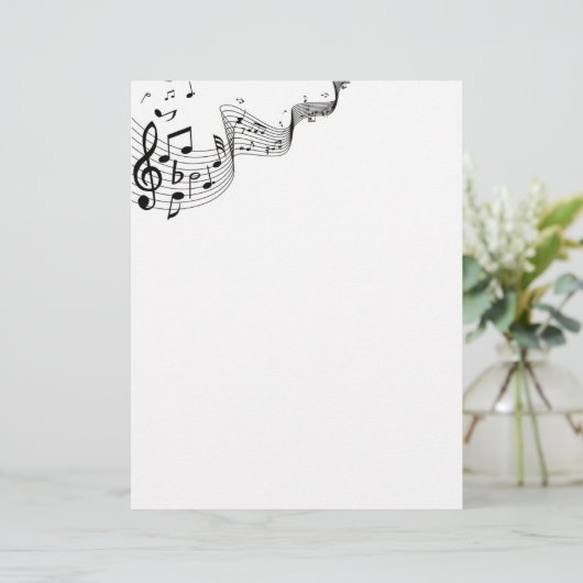 音楽ノートひな形 (スタンド正面)