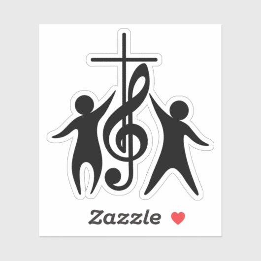 . .音楽ノートや人から褒められる言葉と交わる シール (シート)