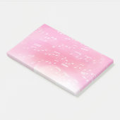 音楽ノートを投稿する ポストイット (アングル)