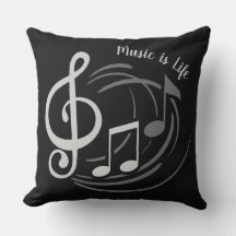 音楽ノートカスタム文字装飾用クッション