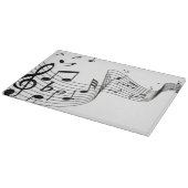 音楽ノートカッコいいグラス カッティングボード (角)