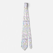 音楽ノートカラフル ネクタイ (正面)