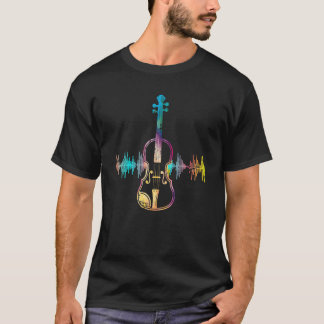 音楽ノートクラシカルミュージシャンヴァイオリン選手ギフト Tシャツ