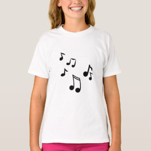 音楽ノートシャツ Tシャツ