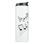 音楽ノートスタイリッシュトレンディー旅行クールギフト タンブラー (回転左)