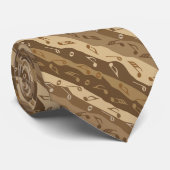 音楽ノートストライプのネックタイ ネクタイ (ロール)