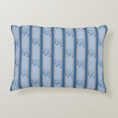 音楽ノートストライプの アクセントクッション (裏面)