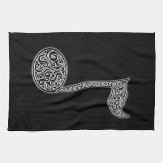 音楽ノートタオル キッチンタオル (横)