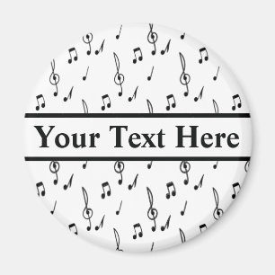音楽ノートパターンミュージックテーマトレブルクレフ、 音符記号 マグネット
