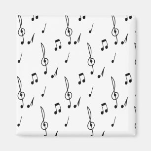 音楽ノートパターンミュージックテーマトレブルクレフ、 音符記号 マグネット