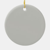 音楽ノートパターン先生ホリデーサンキュー セラミックオーナメント (裏面)