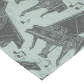 音楽ノートパターン音楽テーマテーブルランナー ショートテーブルランナー (コーナー)