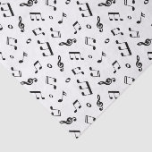 音楽ノートパターン 薄葉紙 (詳細)