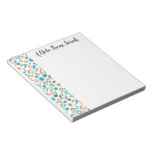 音楽ノートパーソナライズされたクレフ、 音符記号ミュージシャンプレゼント ノートパッド (アングル)