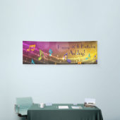 音楽ノートパーソナライズされた誕生日バナー 横断幕 (トレードショー)