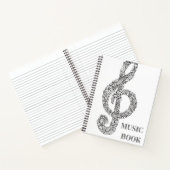 音楽ノートブック ノートブック (内部)