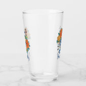 音楽ノートミュージカルクレフ、 音符記号フローラパーソナライズされた飲料 タンブラーグラス (右)