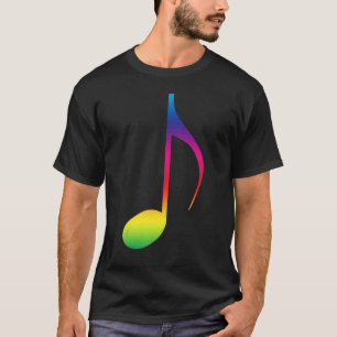 音楽ノートミュージカル鍵ミュージシャン歌手の色タット Tシャツ