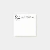 音楽ノートミュージシャン先生 ポストイット (正面)