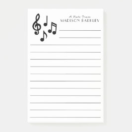 音楽ノートミュージシャン先生 ポストイット
