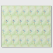 音楽ノート付きタンポポ ラッピングペーパー (フラット)