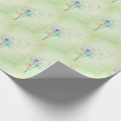 音楽ノート付きタンポポ ラッピングペーパー (角)