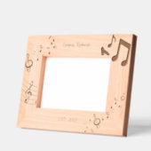 音楽ノート名エレガントKeepsakeフレーム レーザー彫刻フレーム (左)