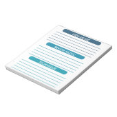 音楽ノート学生実習シート ノートパッド (回転)