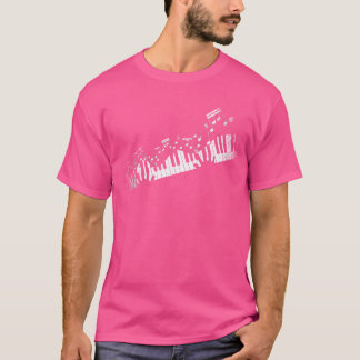 音楽ノート楽器ピアニストギフトアイデア P Tシャツ