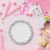 音楽ノート紙プレート ペーパープレート (パーティー)