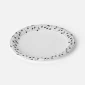 音楽ノート紙プレート ペーパープレート (アングル)