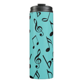 音楽ノート蓋付き熱タンブラー |編集可能 タンブラー