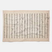音楽ノート🎶 キッチンタオル (横)