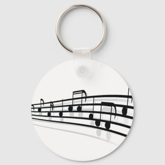 音楽ノート キーホルダー (正面)