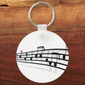 音楽ノート キーホルダー (正面)