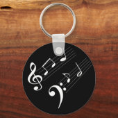 音楽ノート キーホルダー (正面)