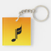 音楽ノート キーホルダー (裏面)