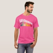 音楽ノート キーボード ピアノ Tシャツ (正面フル)