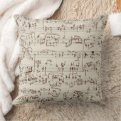 音楽ノート クッション (ブランケット)
