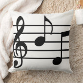 音楽ノート クッション (ブランケット)