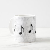 音楽ノート コーヒーマグカップ (正面左)