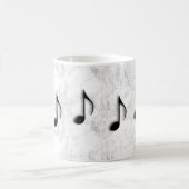 音楽ノート コーヒーマグカップ (中央)