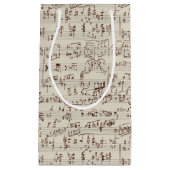 音楽ノート スモールペーパーバッグ (正面)