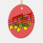 音楽ノート セラミックオーナメント (右)