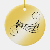 音楽ノート セラミックオーナメント (裏面)