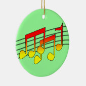 音楽ノート セラミックオーナメント (右)