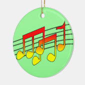 音楽ノート セラミックオーナメント (左)