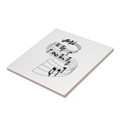 音楽ノート タイル (側面)